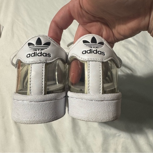 Adidas Superstar Sneakers white and clear Size 5 (230 mm) - Picture 4 of 10